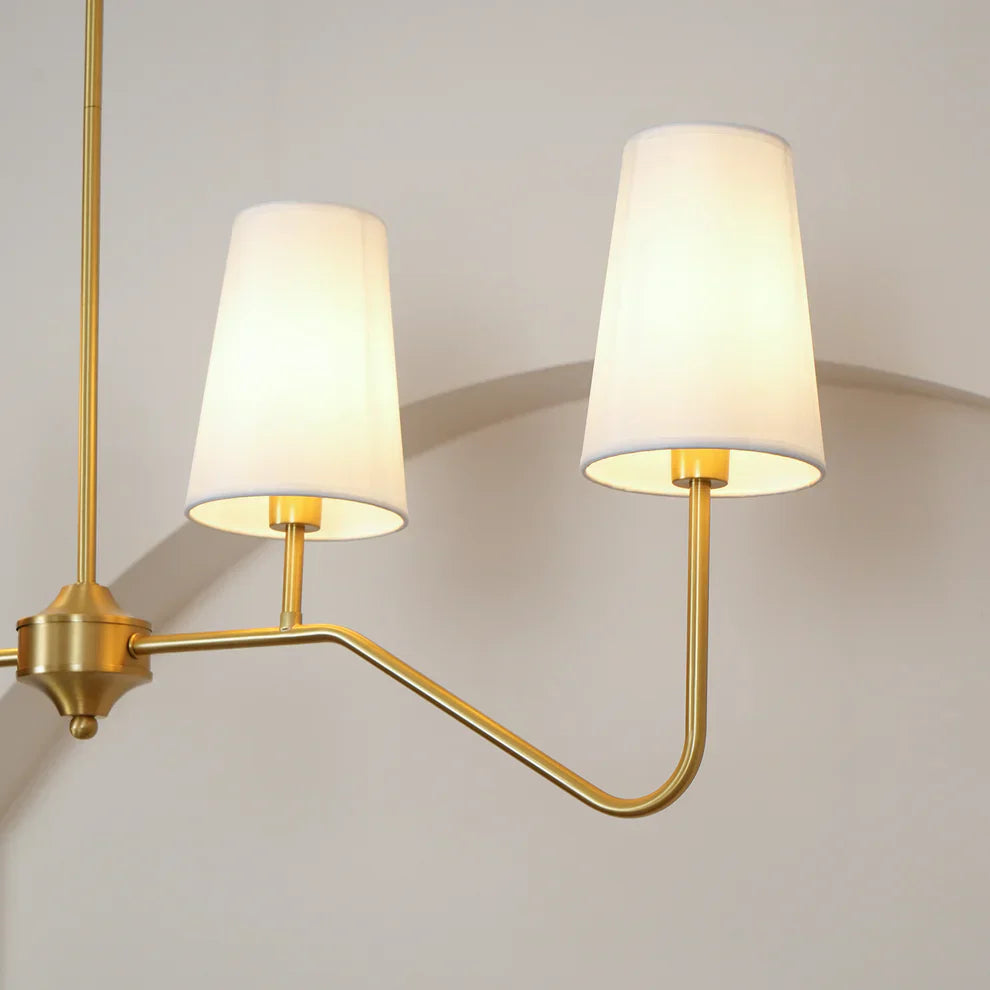 Alessio Vintage Klassiek Metaal Stof Hanglampen Lampenkap Woonkamer Eetkamer
