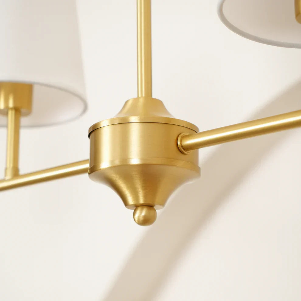 Alessio Vintage Klassiek Metaal Stof Hanglampen Lampenkap Woonkamer Eetkamer