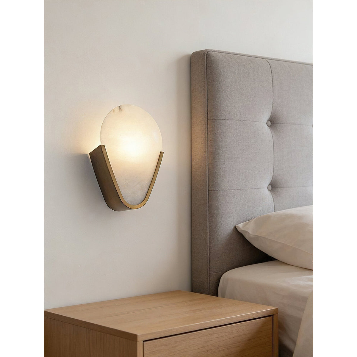 Bernina albasten wandlamp