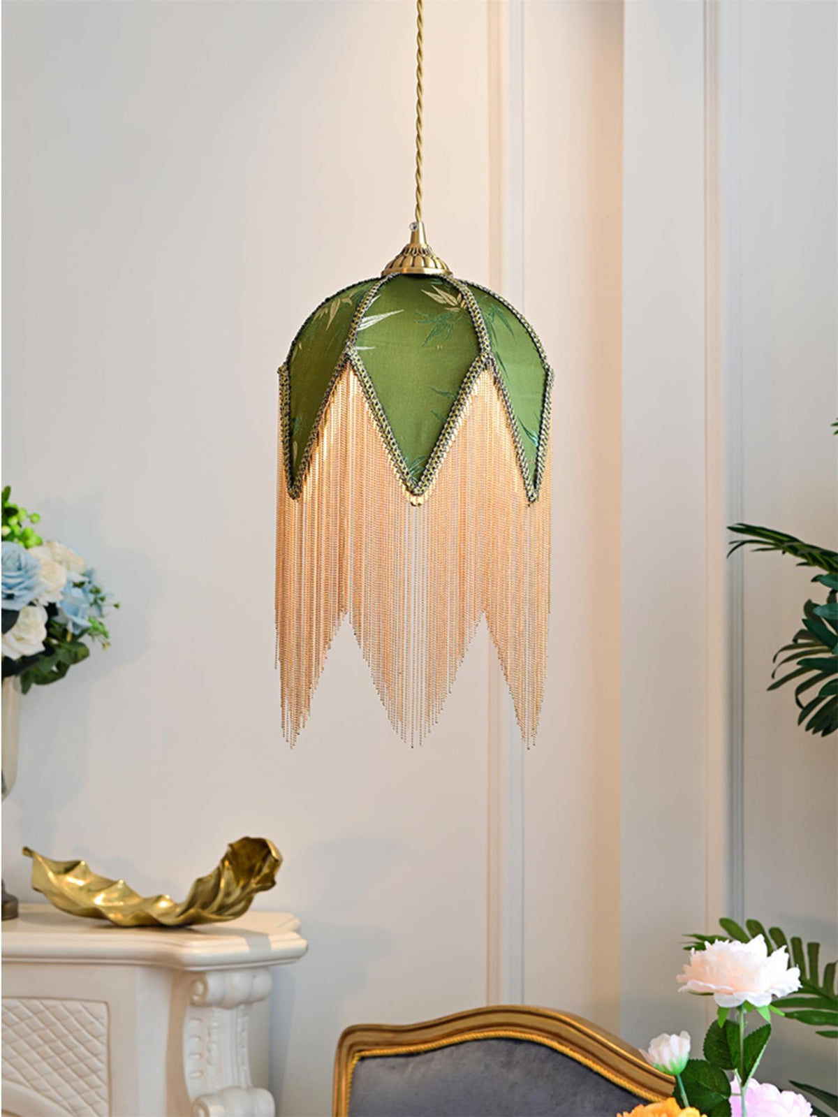Yolvin unieke hanglamp met franjes