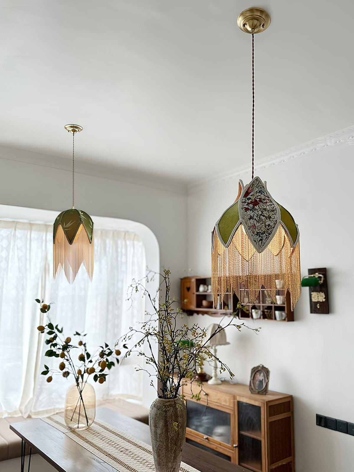 Yolvin unieke hanglamp met franjes