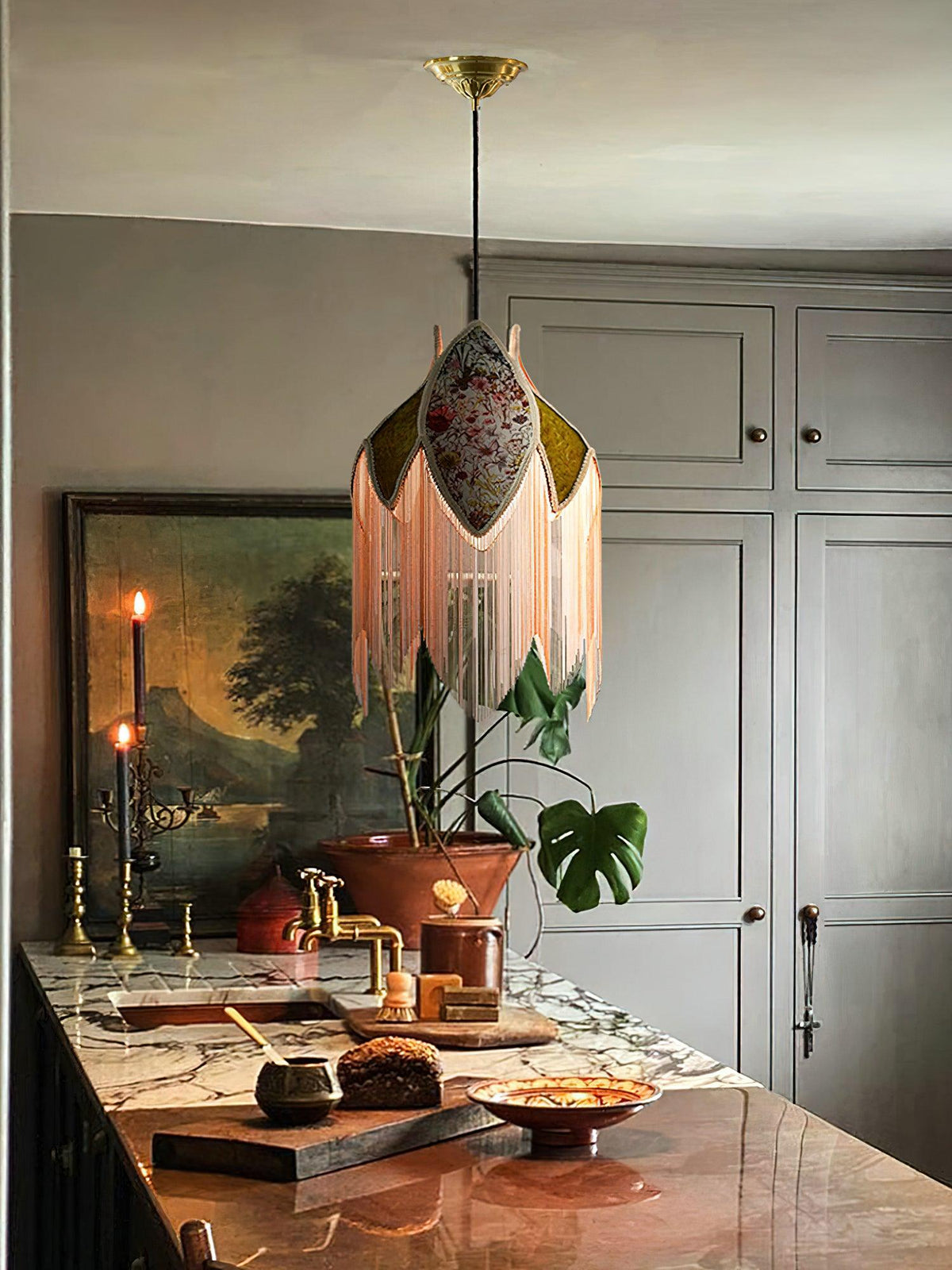 Yolvin unieke hanglamp met franjes