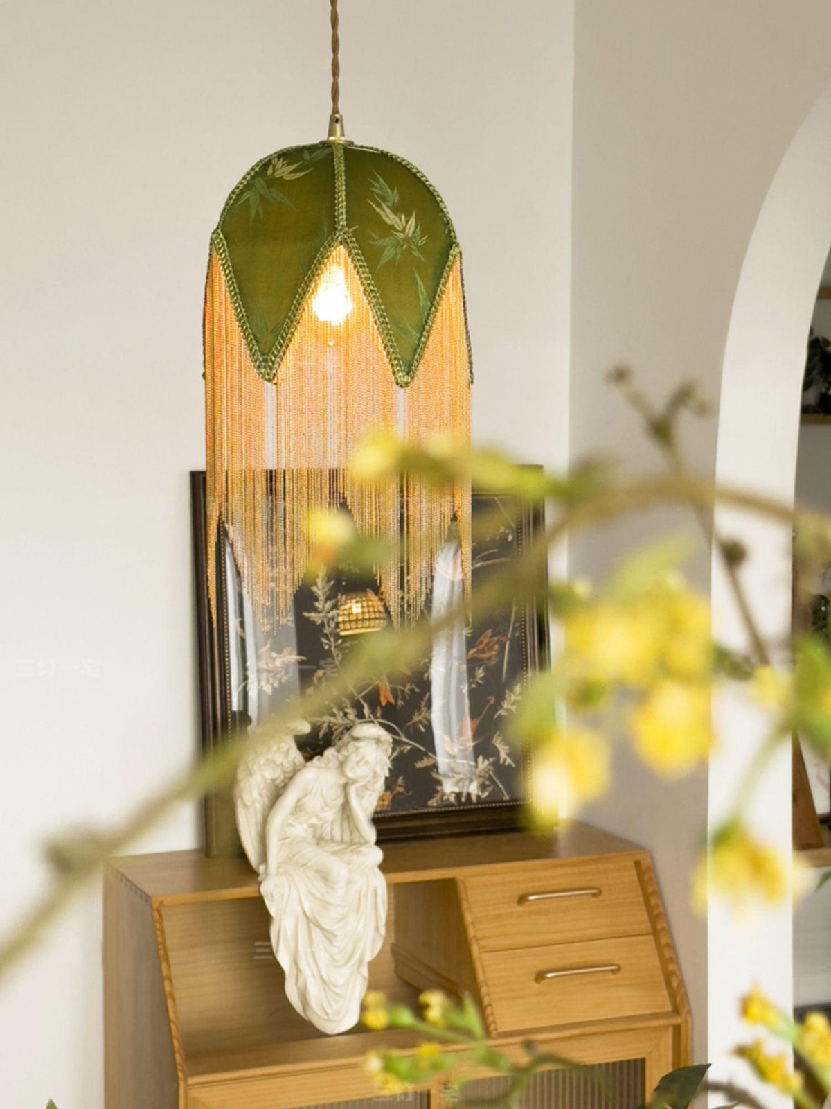 Yolvin unieke hanglamp met franjes