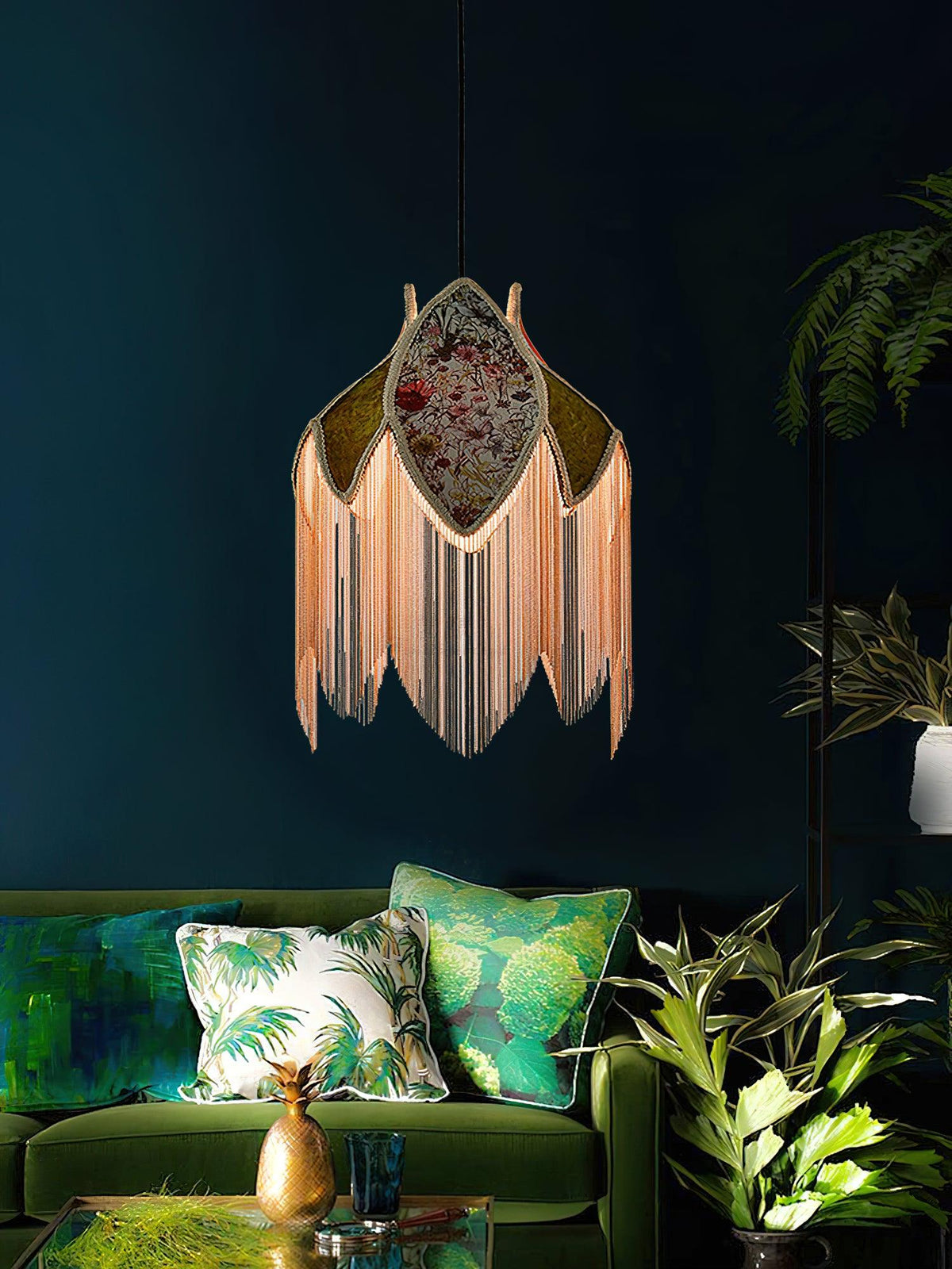 Yolvin unieke hanglamp met franjes