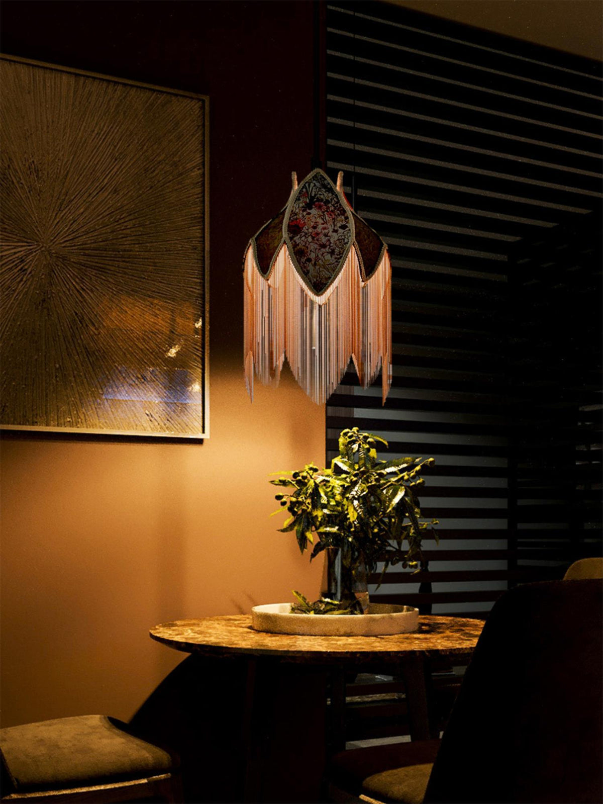 Yolvin unieke hanglamp met franjes
