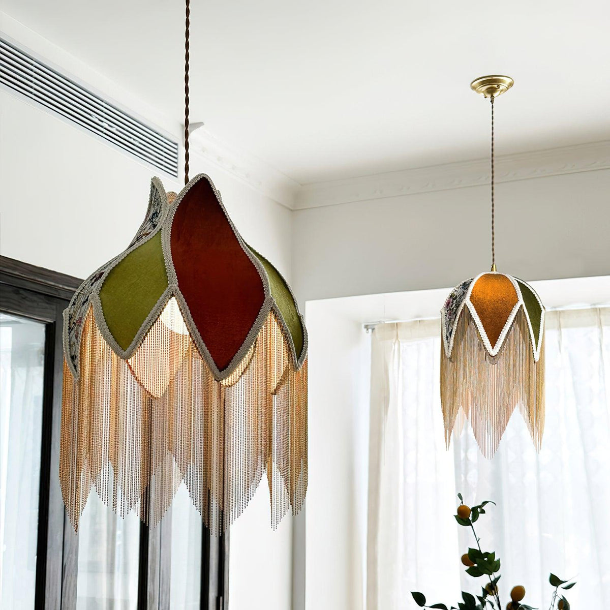 Yolvin unieke hanglamp met franjes