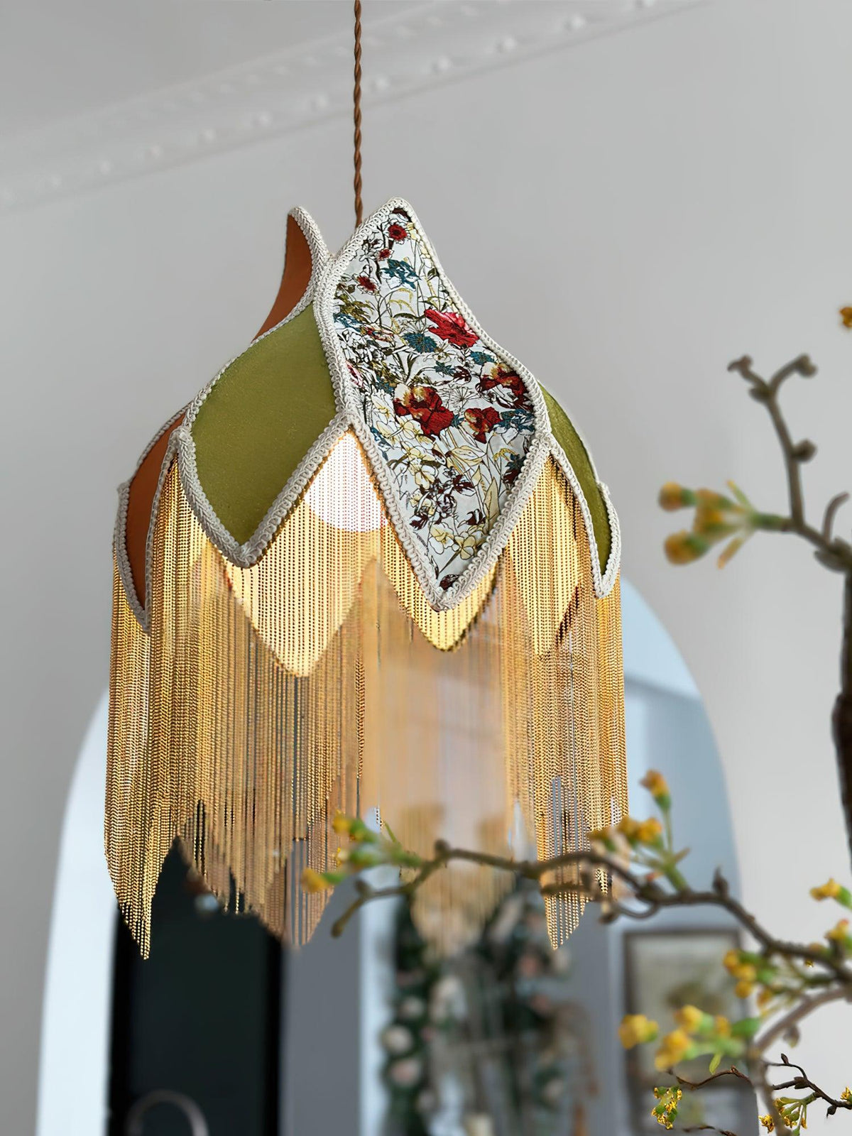 Yolvin unieke hanglamp met franjes