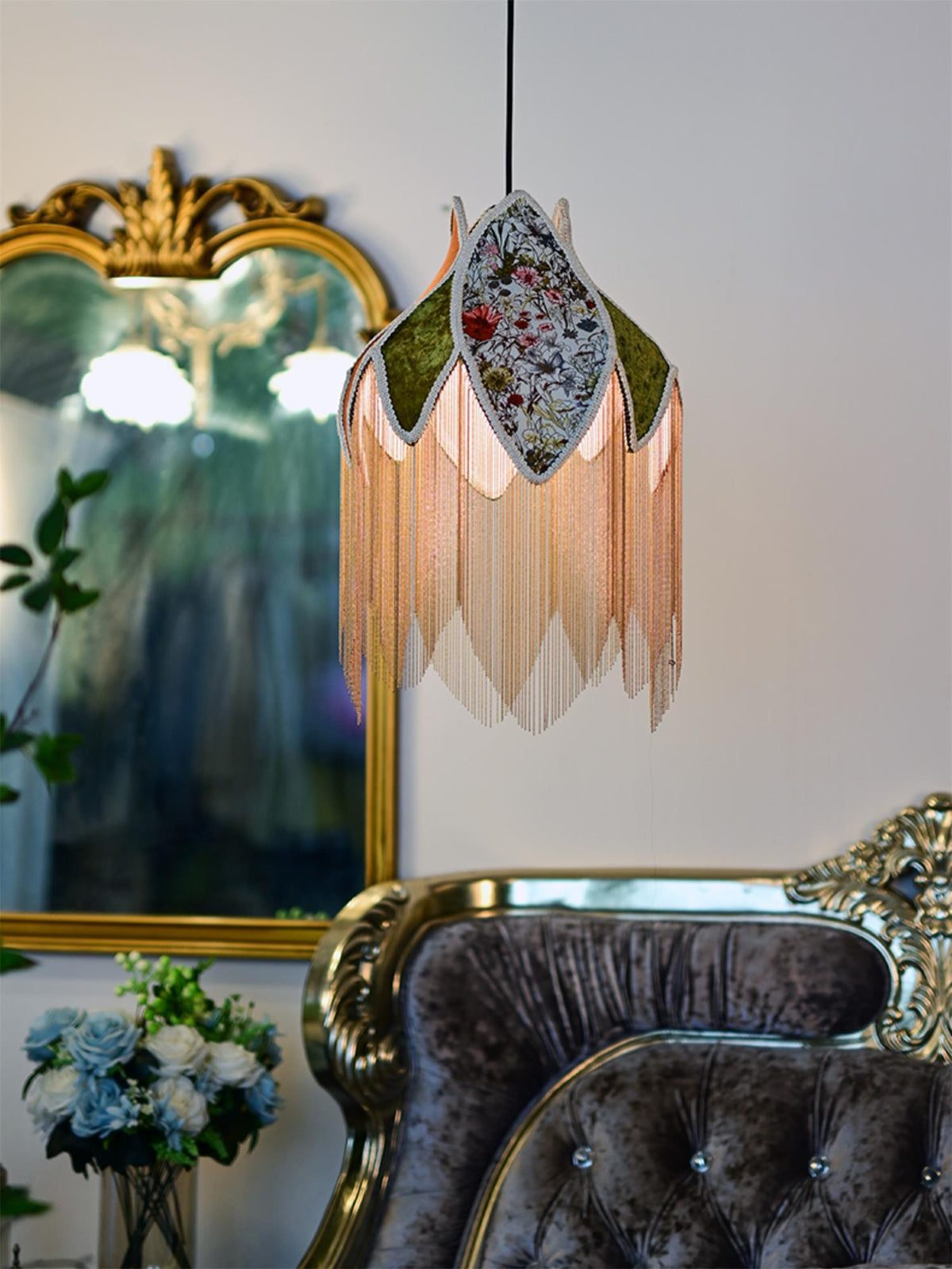 Yolvin unieke hanglamp met franjes