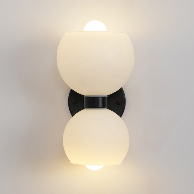 Avynion Moderne wandlamp van glas met Noordse kunst