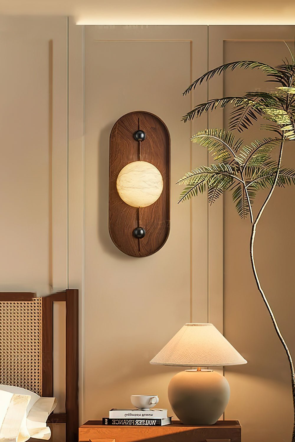 Bodhi albasten wandlamp