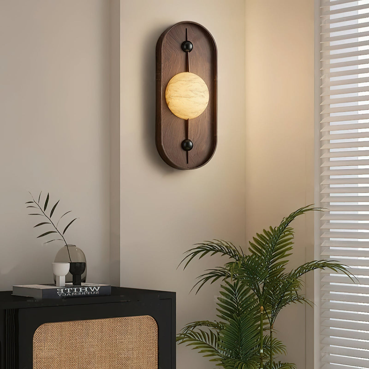 Bodhi albasten wandlamp