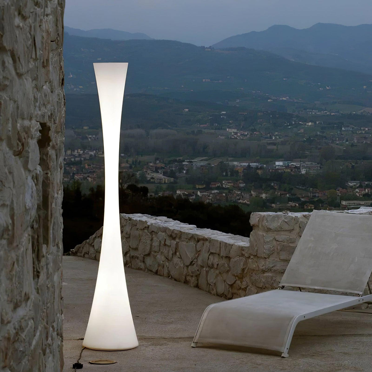 Orelanora vloerlamp wit modern