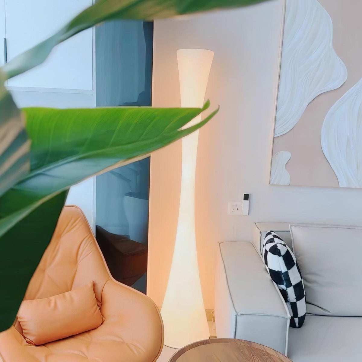 Orelanora vloerlamp wit modern