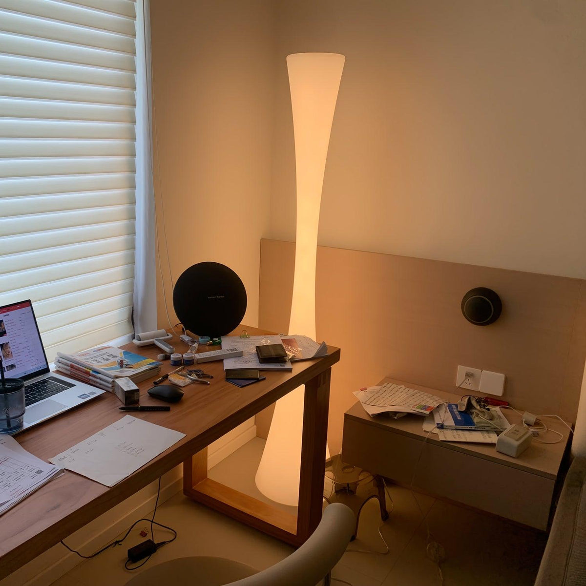 Orelanora vloerlamp wit modern