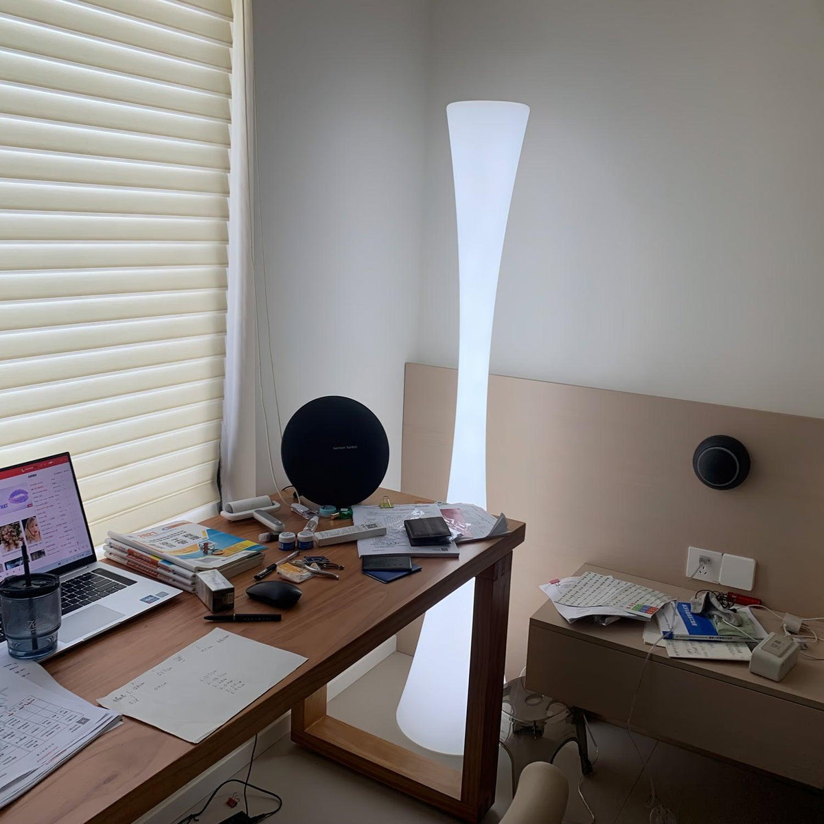 Orelanora vloerlamp wit modern