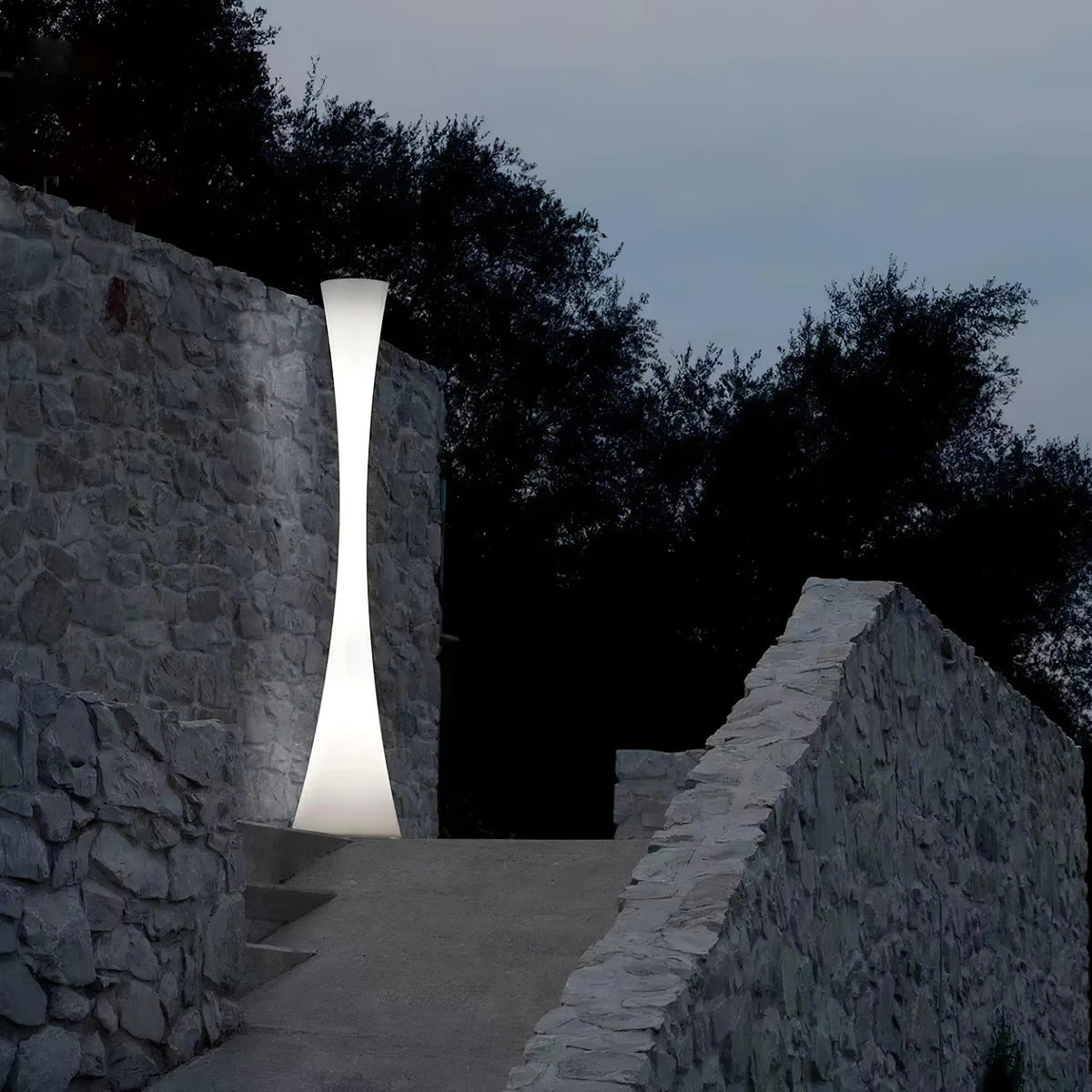 Orelanora vloerlamp wit modern