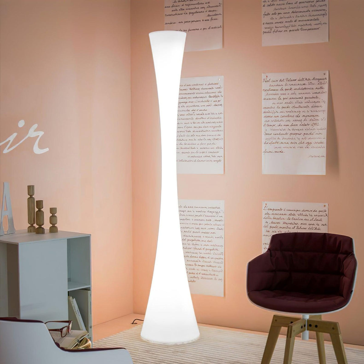 Orelanora vloerlamp wit modern