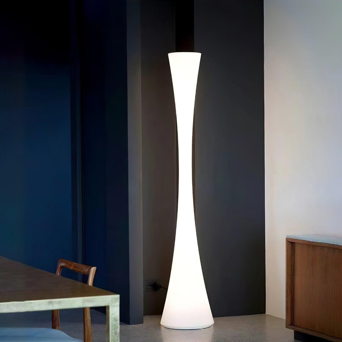Orelanora vloerlamp wit modern