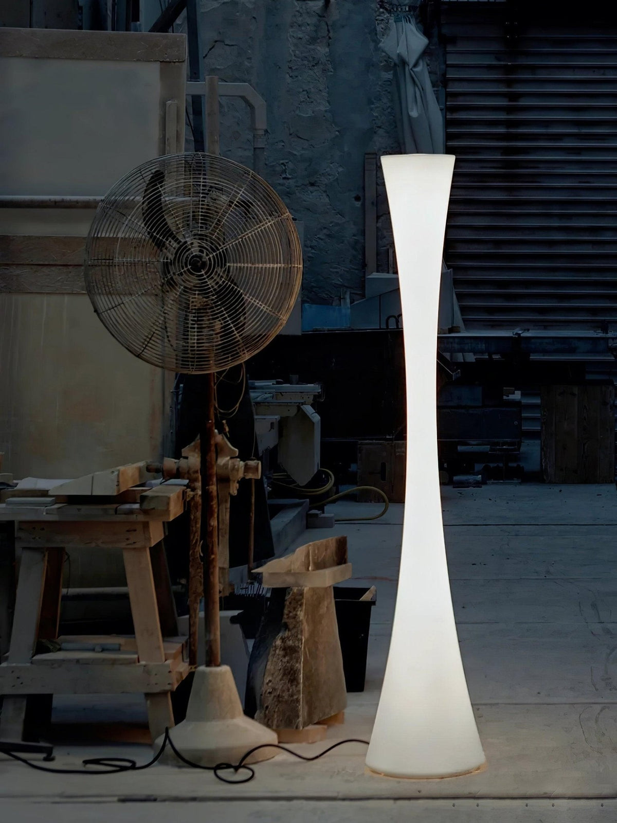 Orelanora vloerlamp wit modern