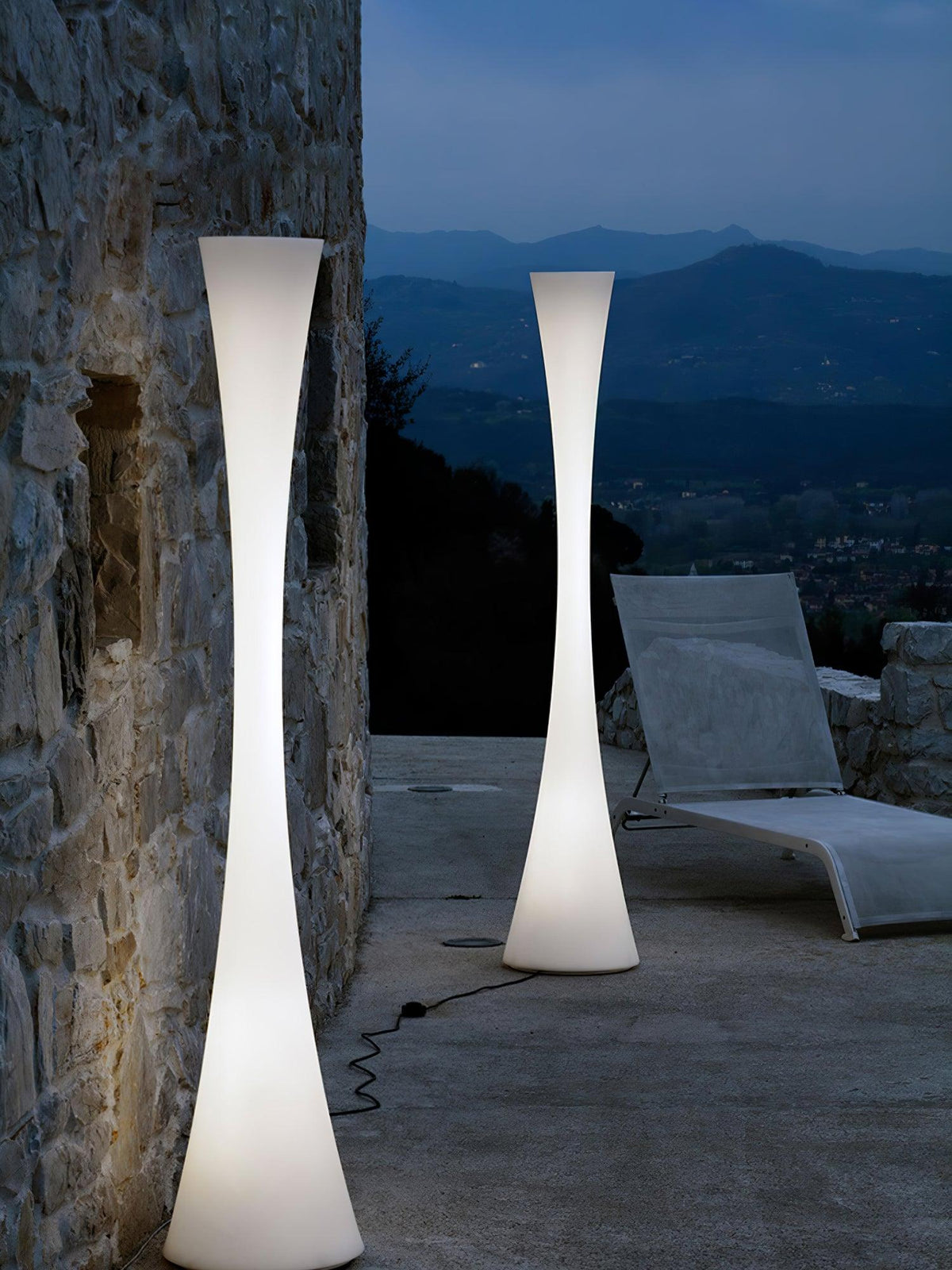 Orelanora vloerlamp wit modern