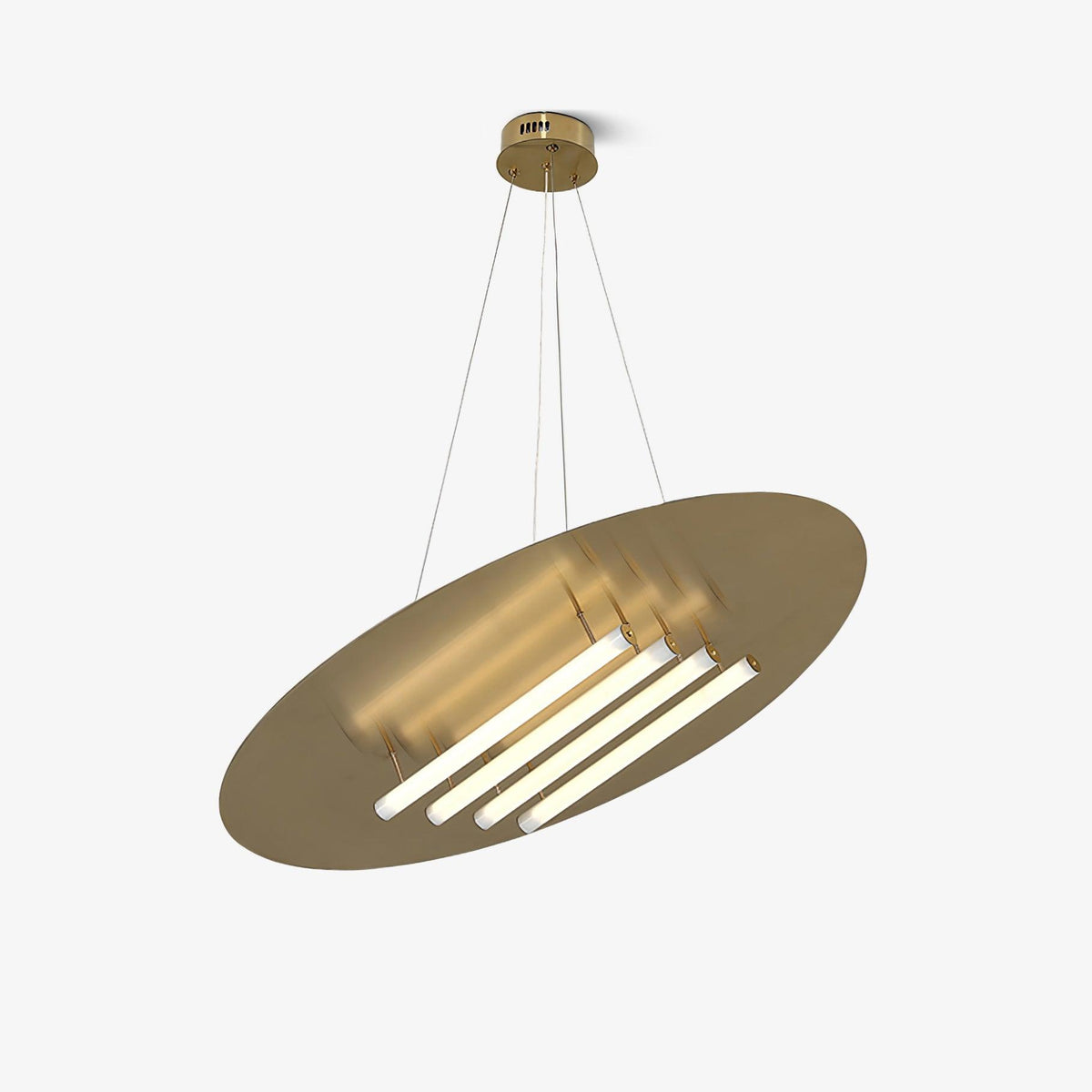Mirueria moderne hanglamp in goudkleurige afwerking