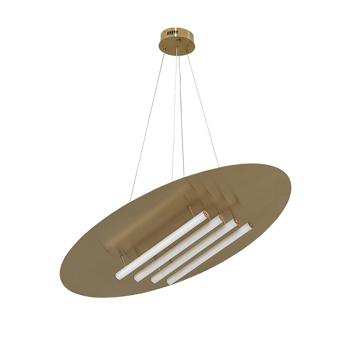 Mirueria moderne hanglamp in goudkleurige afwerking