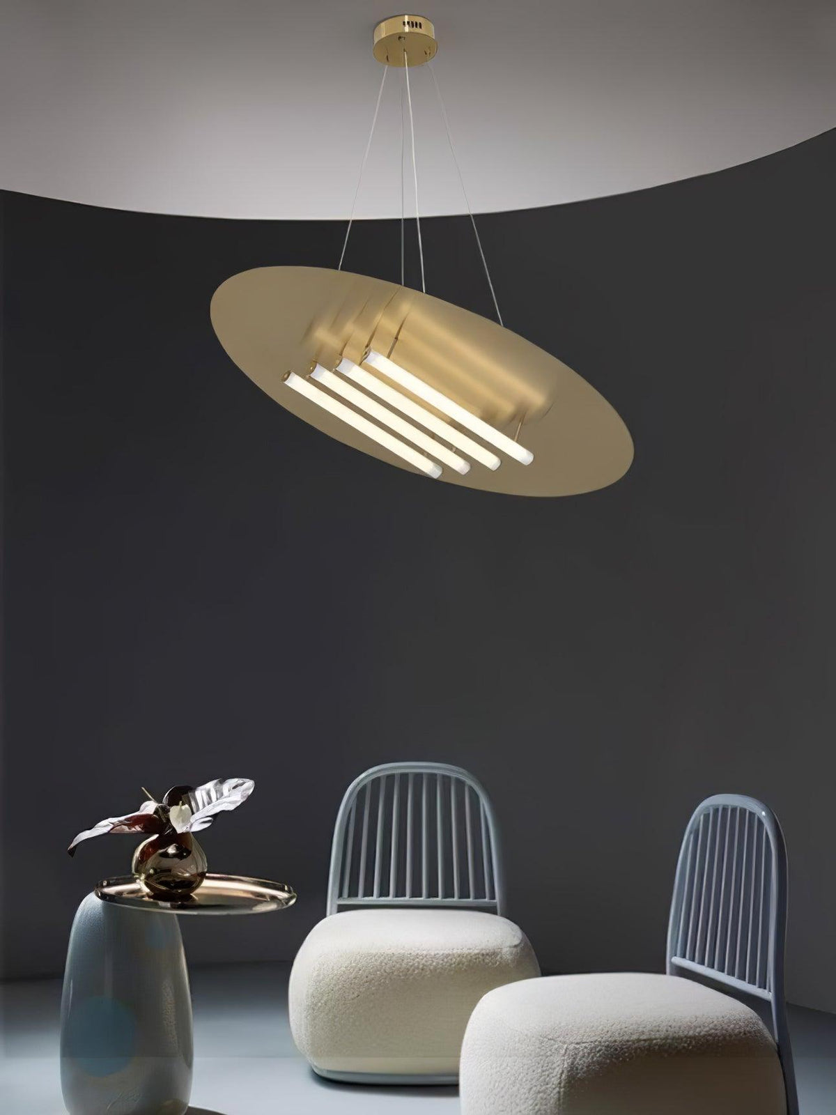 Mirueria moderne hanglamp in goudkleurige afwerking