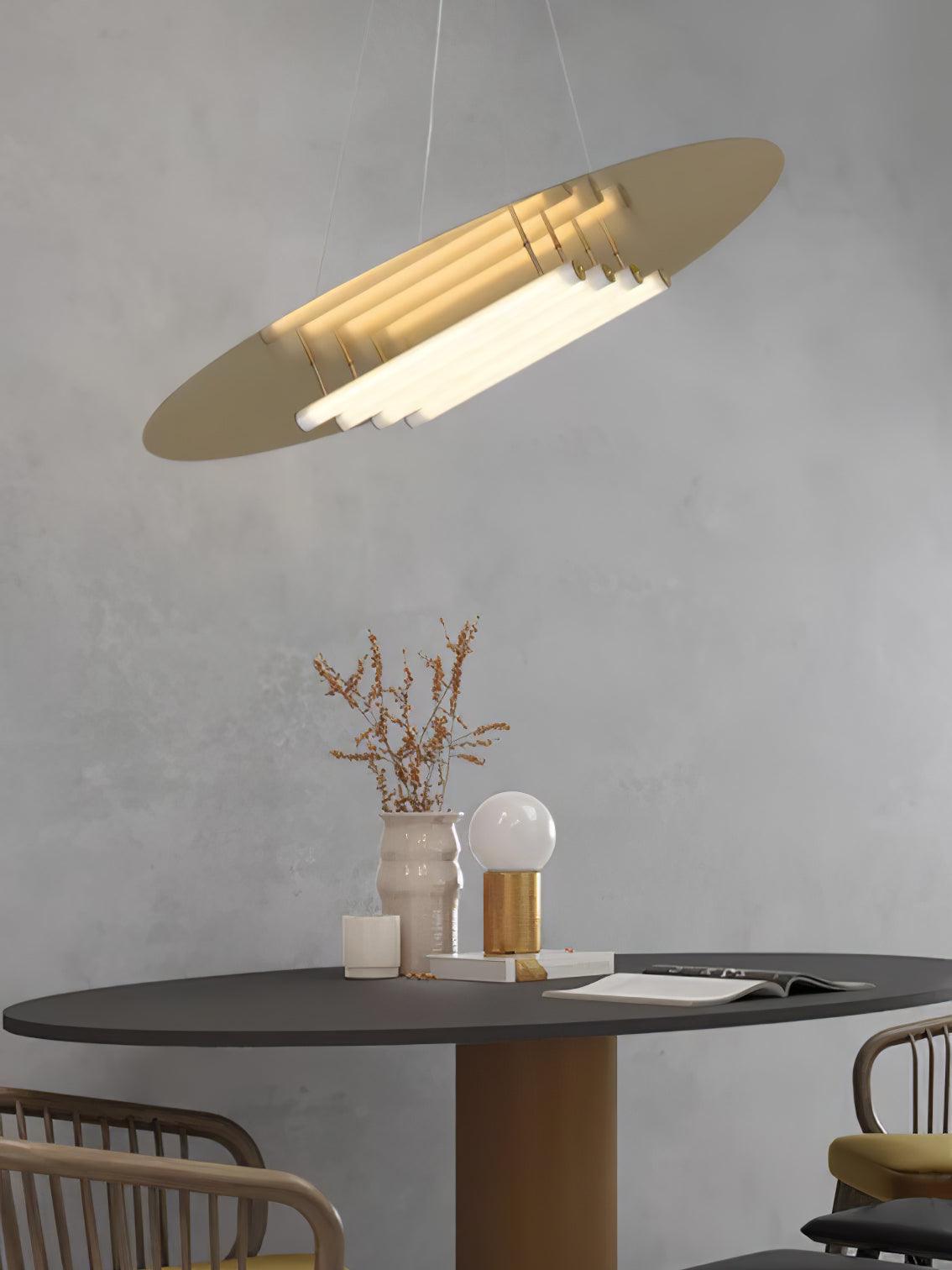 Mirueria moderne hanglamp in goudkleurige afwerking