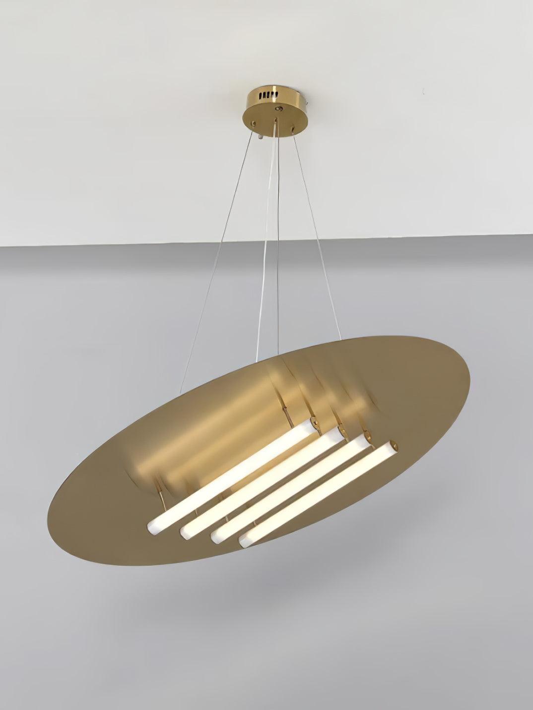 Mirueria moderne hanglamp in goudkleurige afwerking
