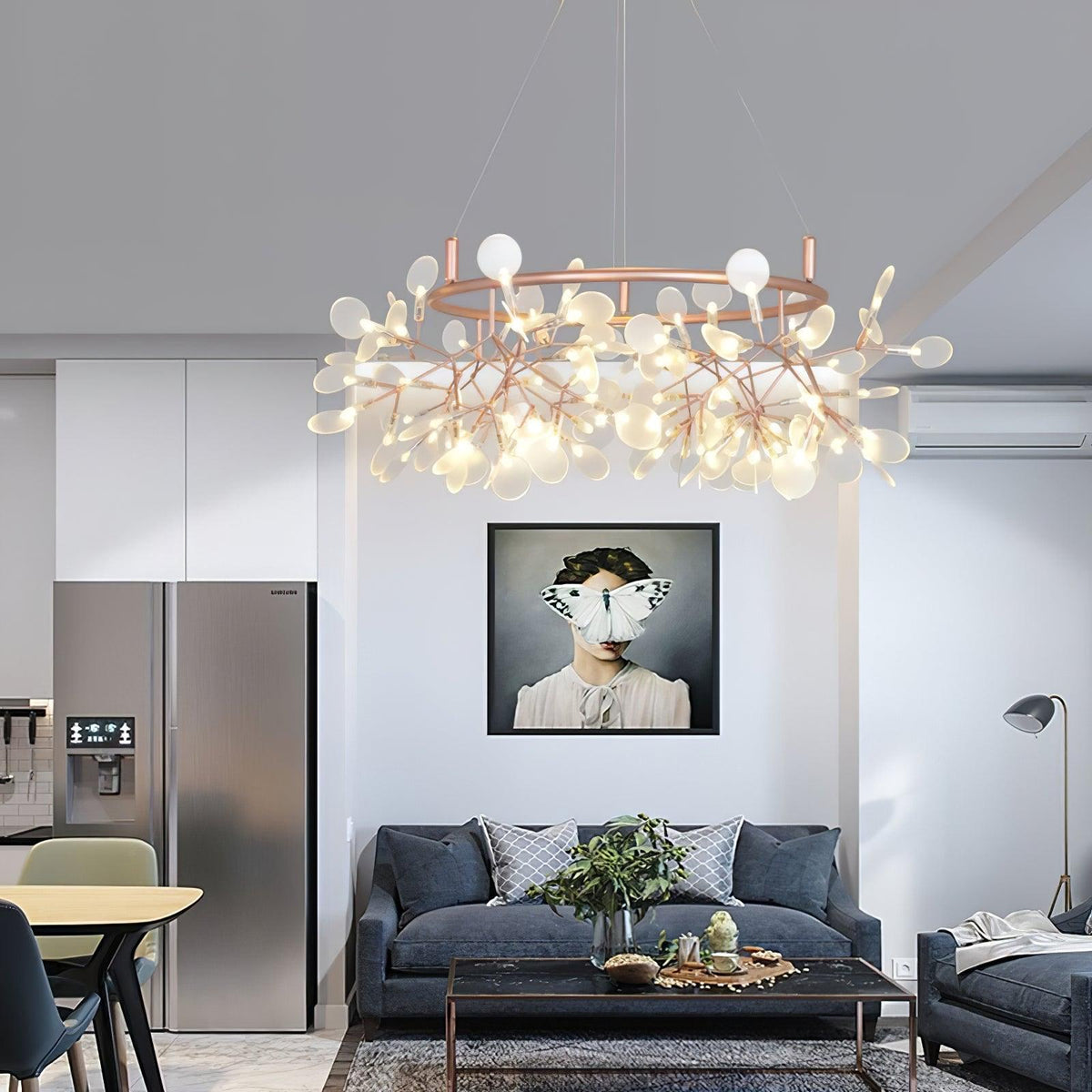Dore kroonluchter Firefly Branch LED