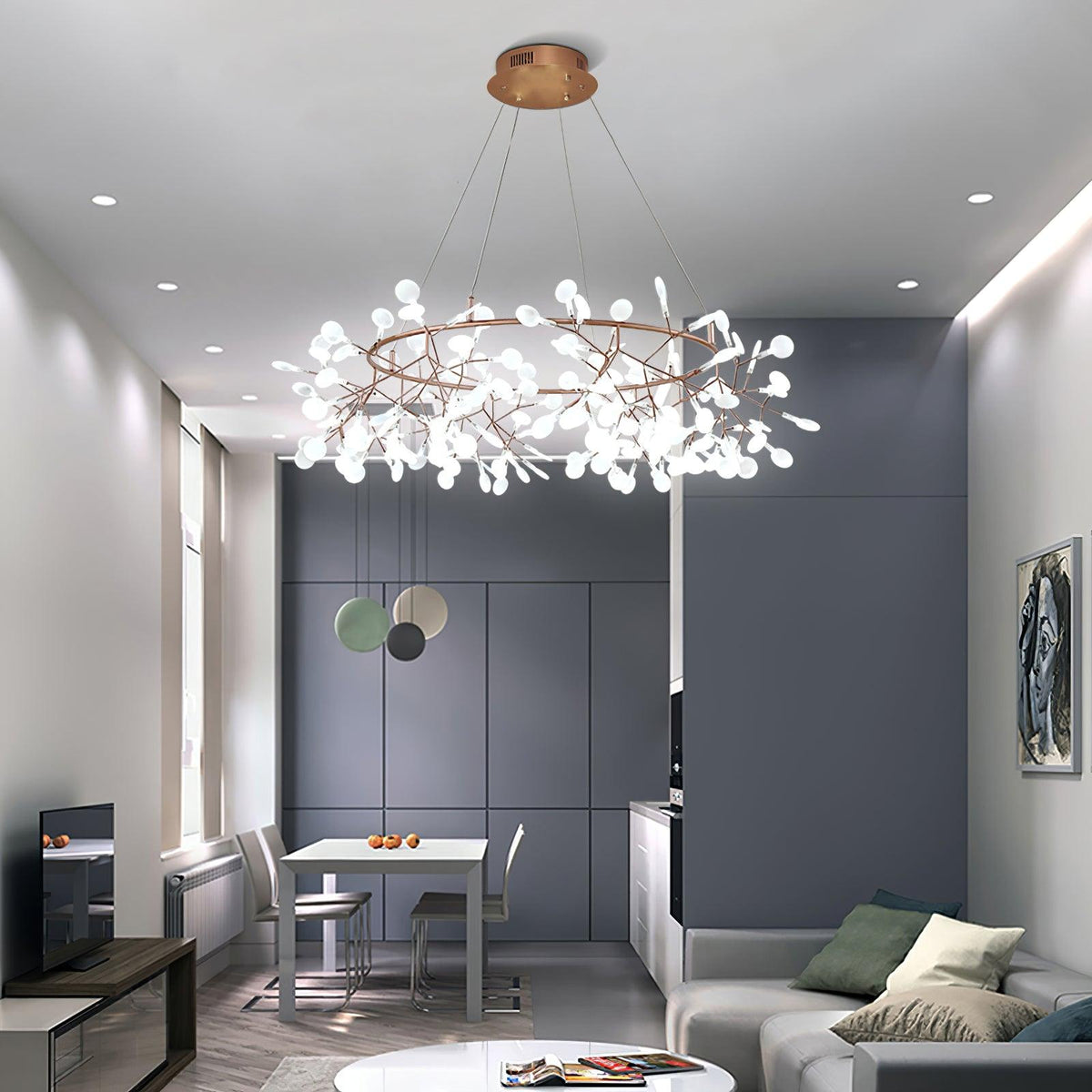 Dore kroonluchter Firefly Branch LED