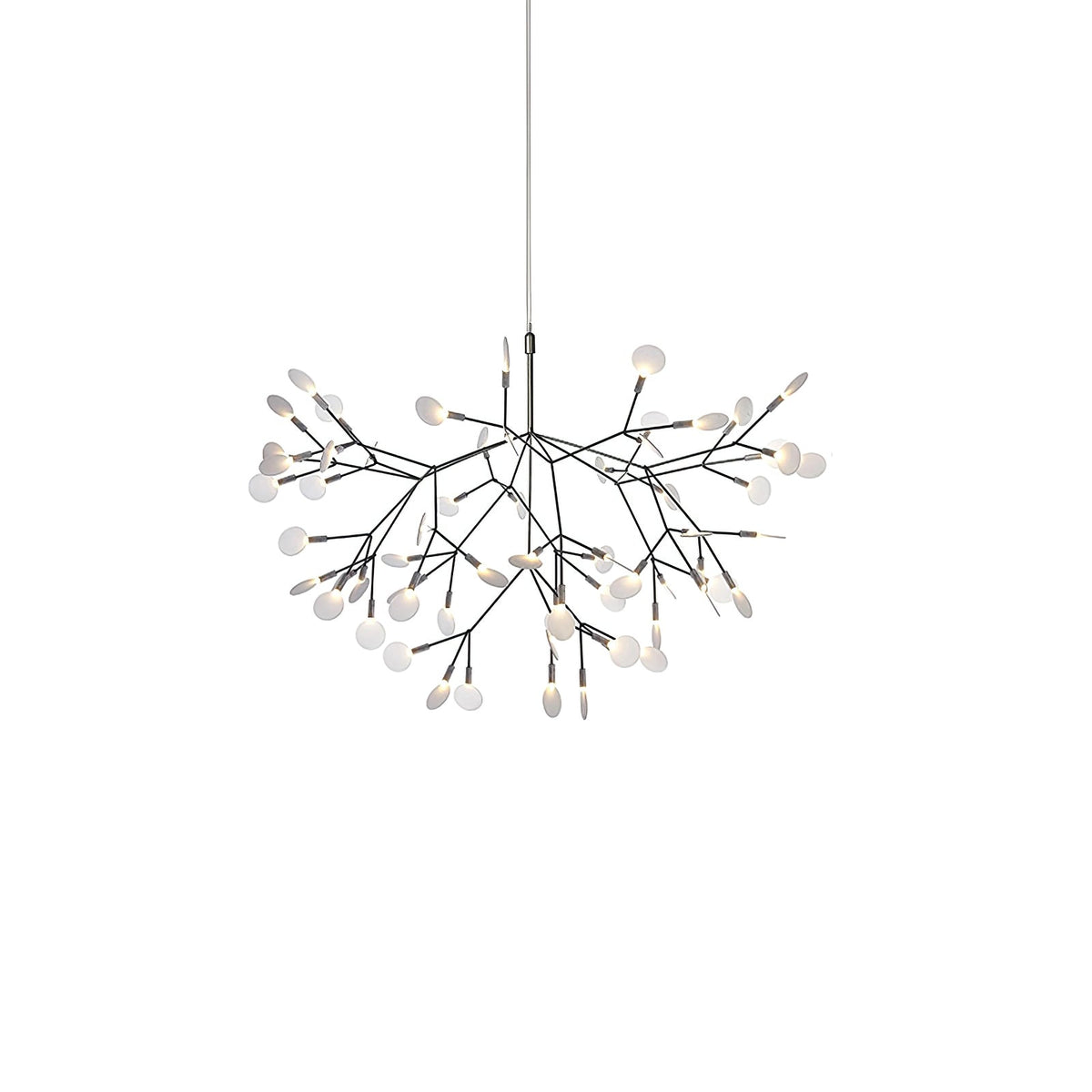 Zwarte Firefly ledkroonluchter