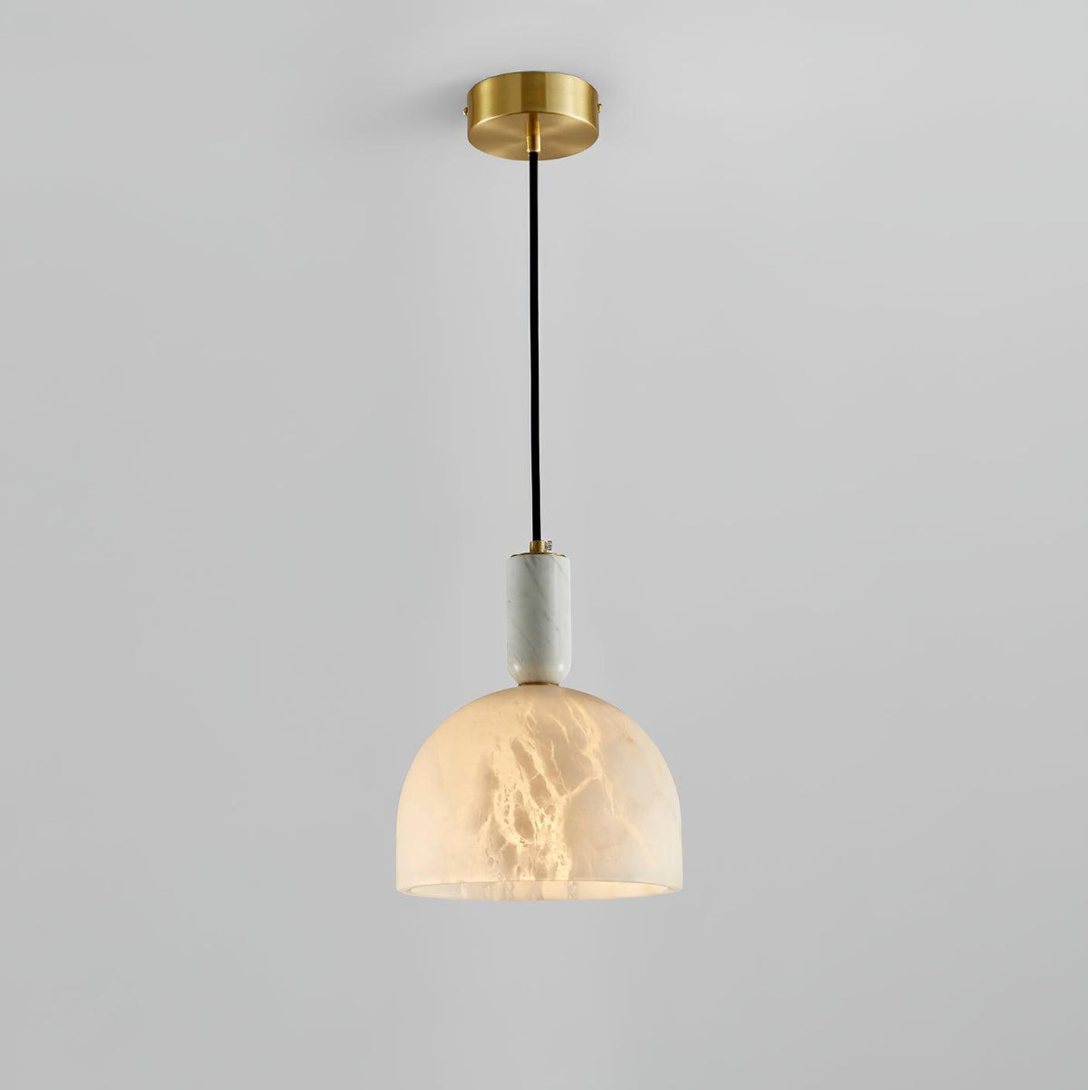 Leda minimalistische hanglamp in albast