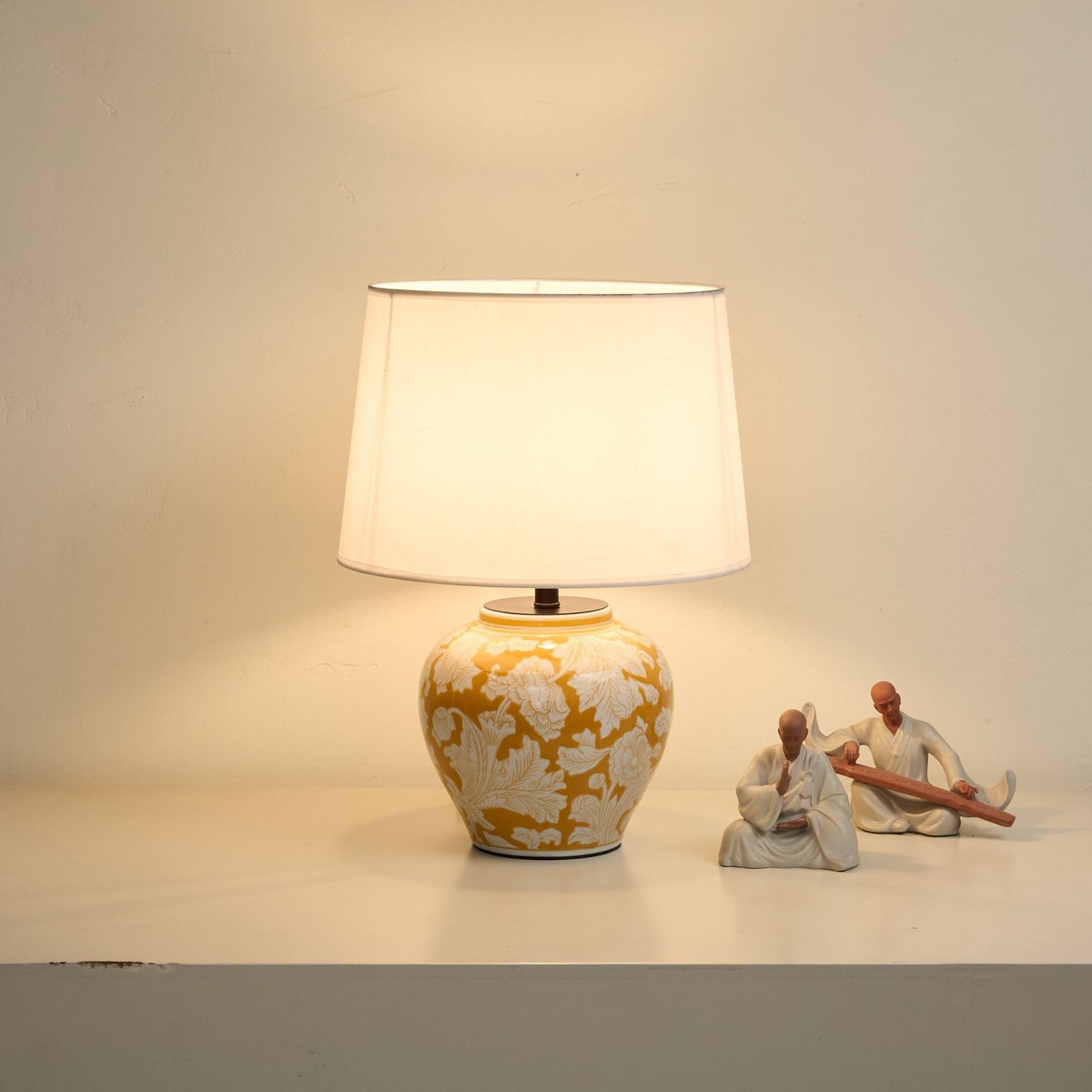 Ceriseria Blazing Blossom tafellamp van keramiek