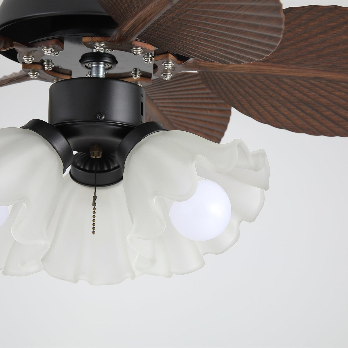 Qers plafondventilator met verlichting