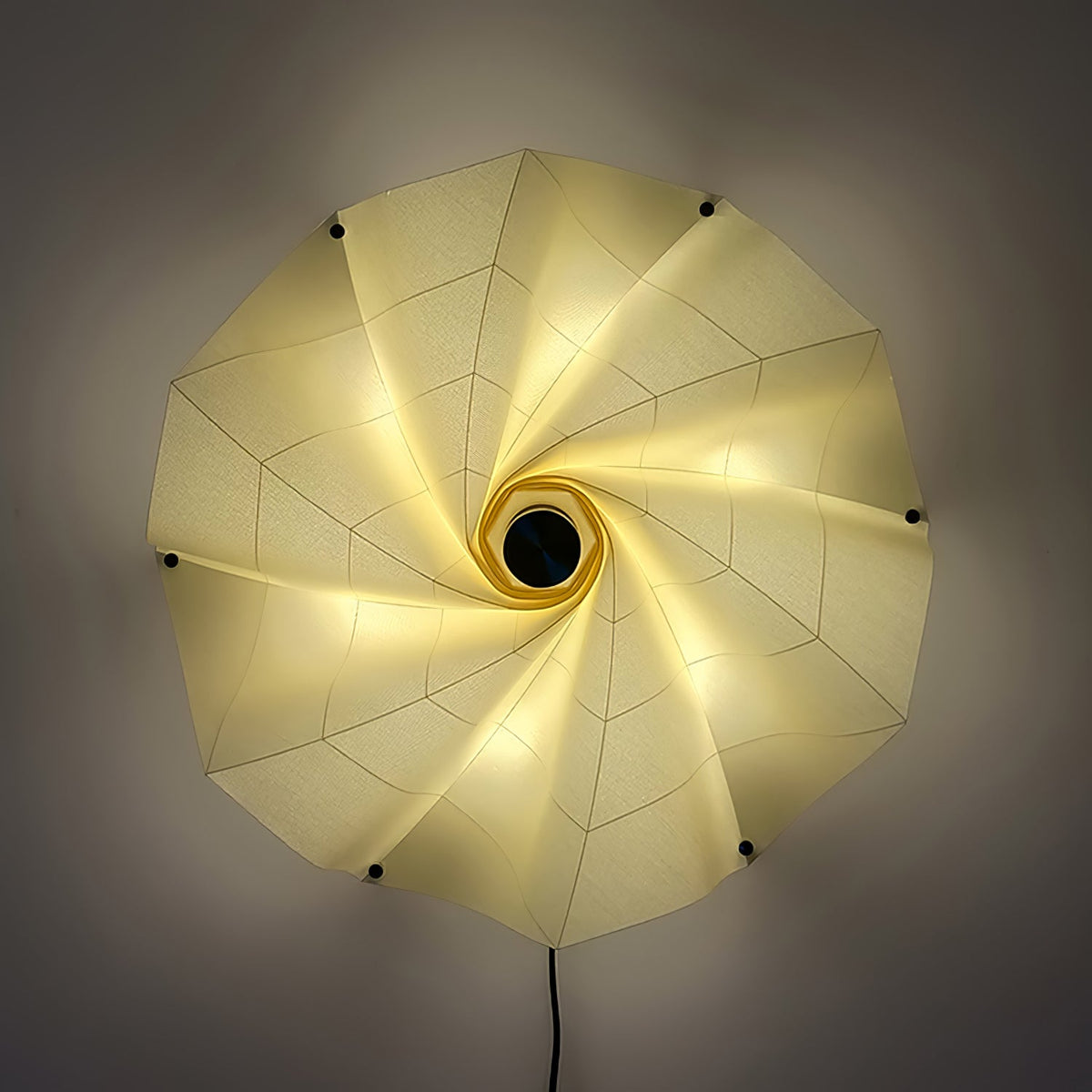 Liniise Spiral stof hanglamp