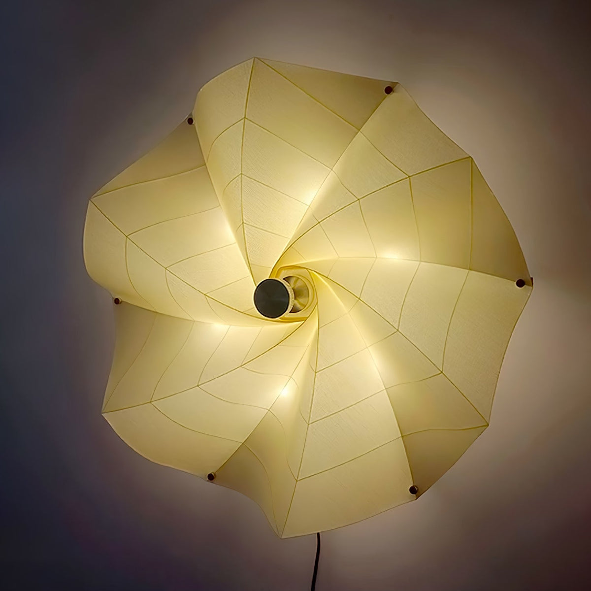 Liniise Spiral stof hanglamp