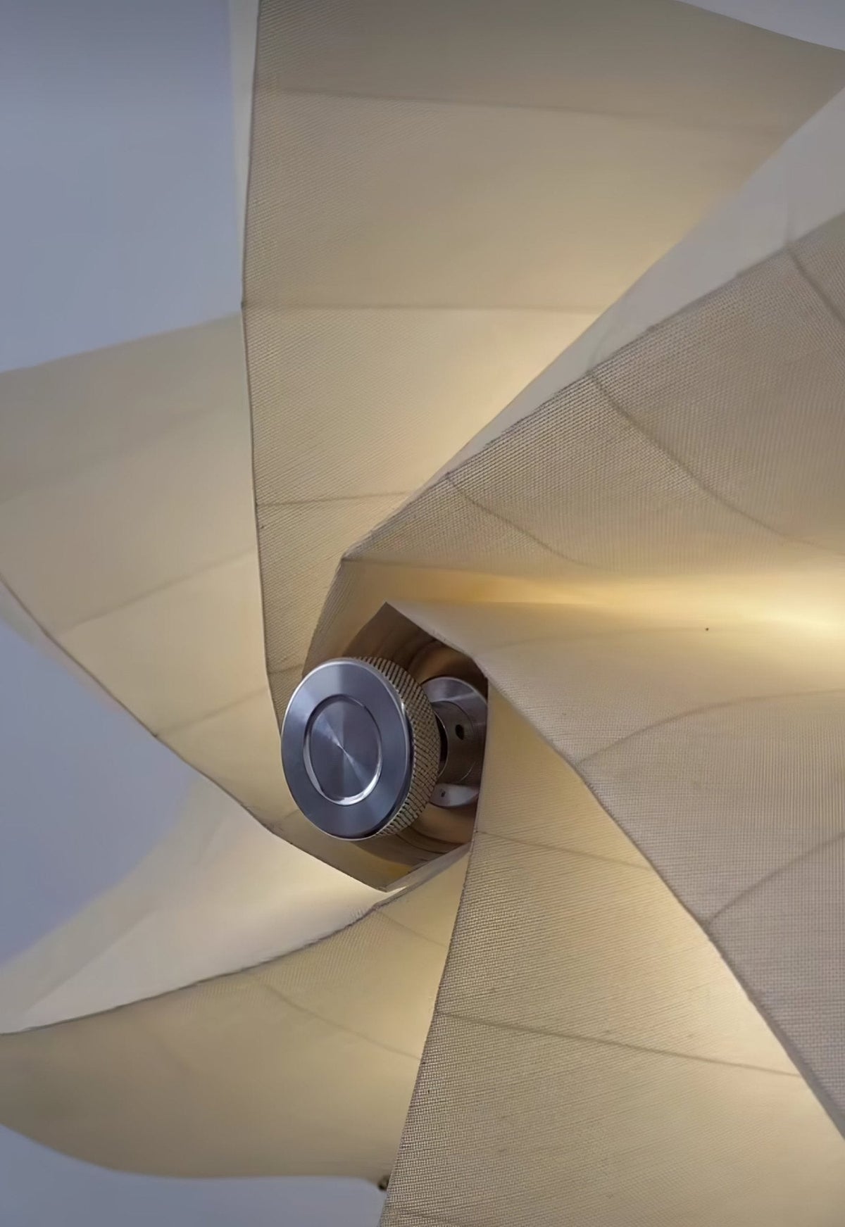 Liniise Spiral stof hanglamp
