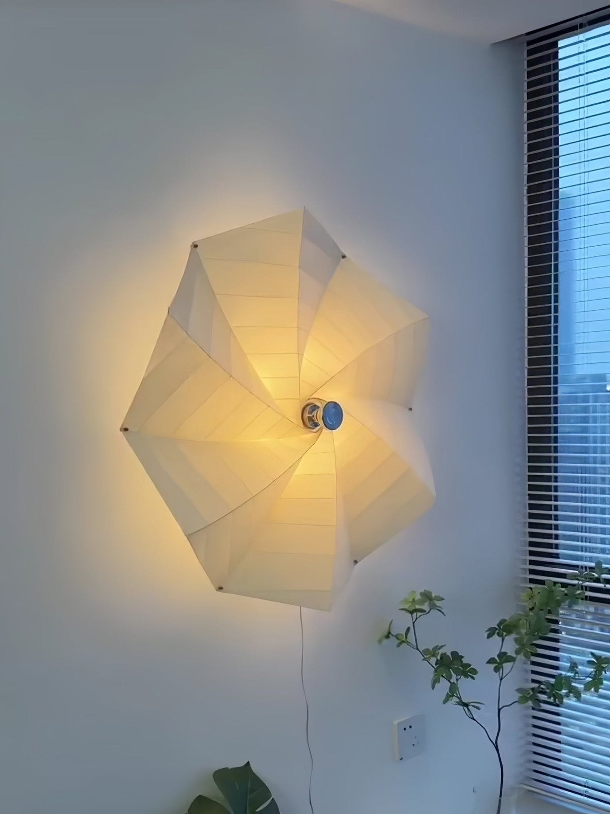 Liniise Spiral stof hanglamp