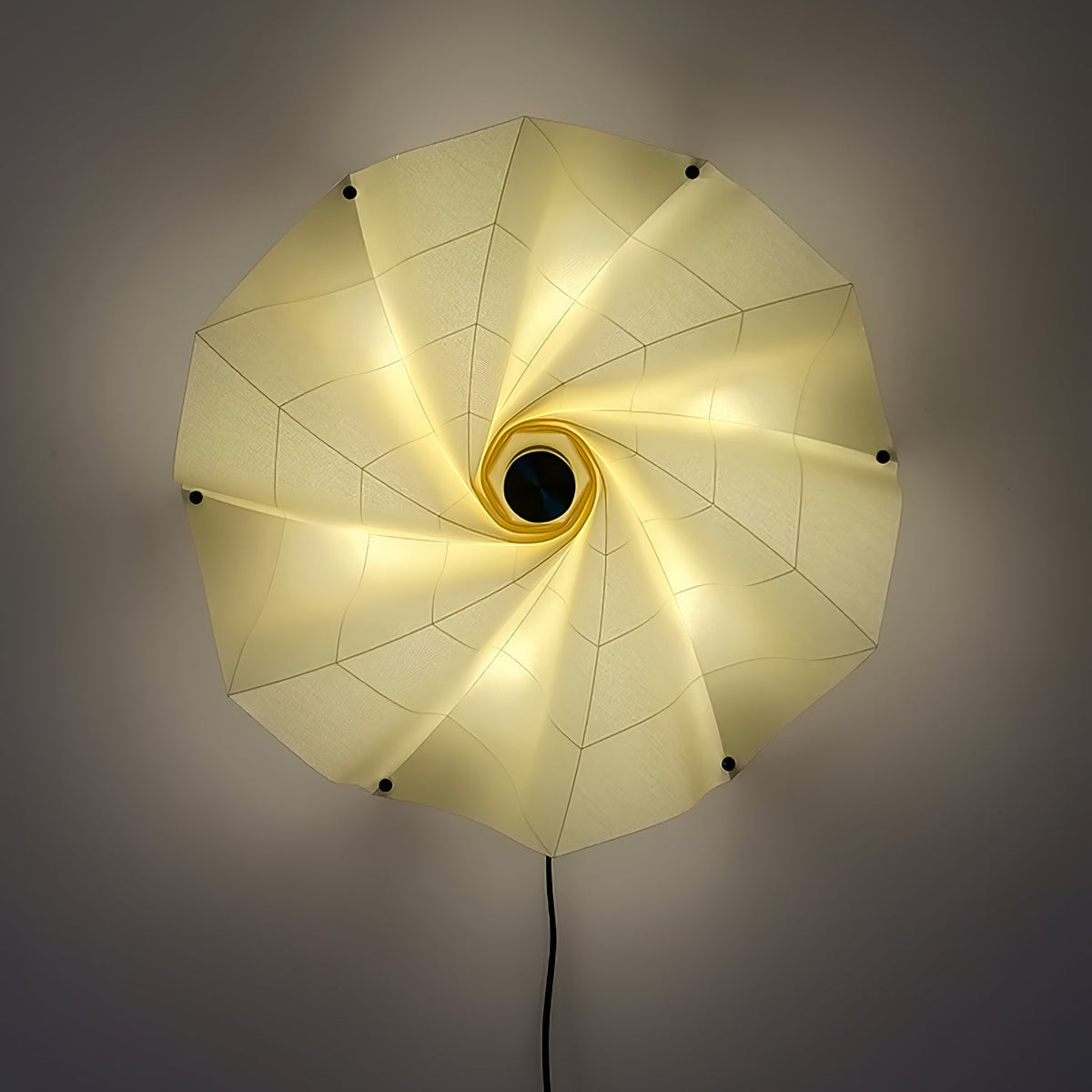 Liniise Spiral stof hanglamp