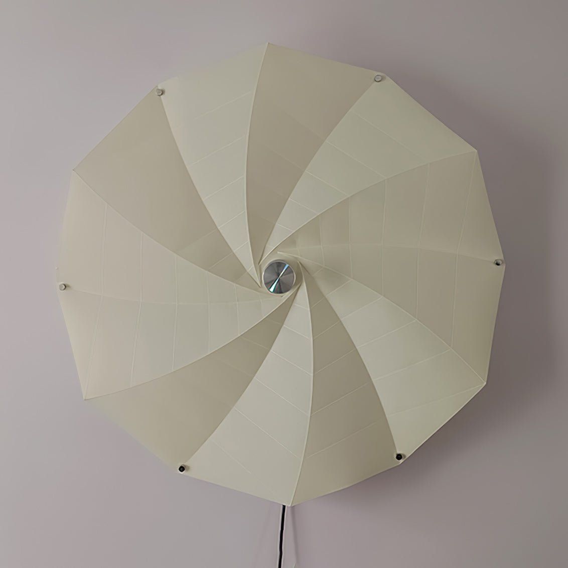 Liniise Spiral stof hanglamp