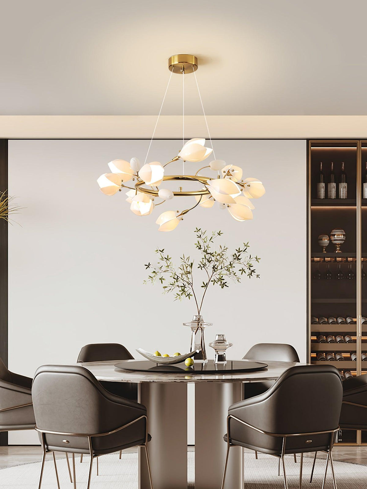 Uvess Premium elegantie Kroonluchter van keramiek