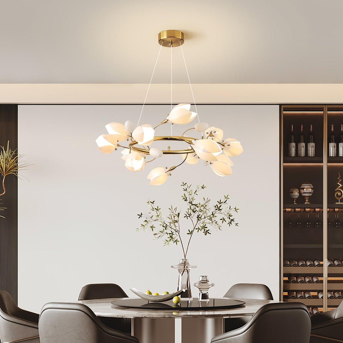 Uvess Premium elegantie Kroonluchter van keramiek