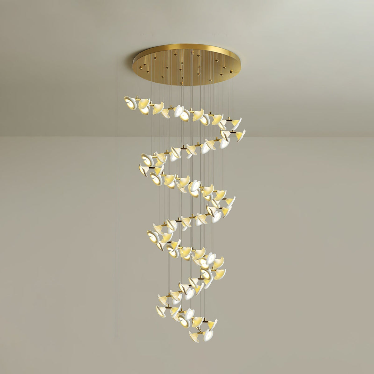 Ernoreth Art Deco Kroonluchter van Keramiek