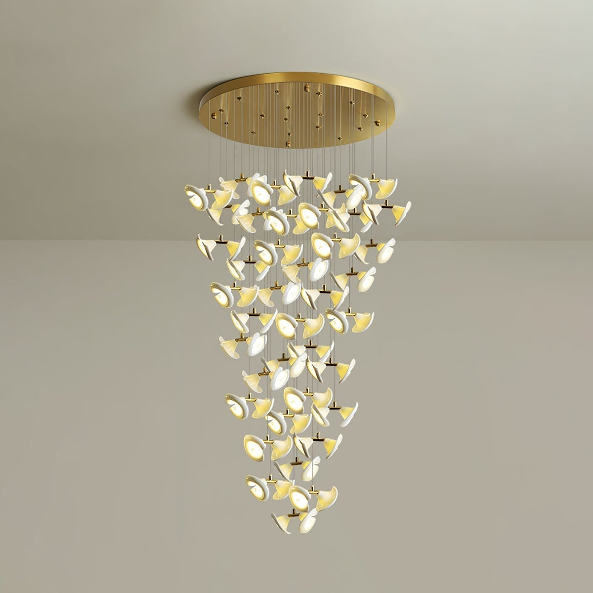 Ernoreth Art Deco Kroonluchter van Keramiek