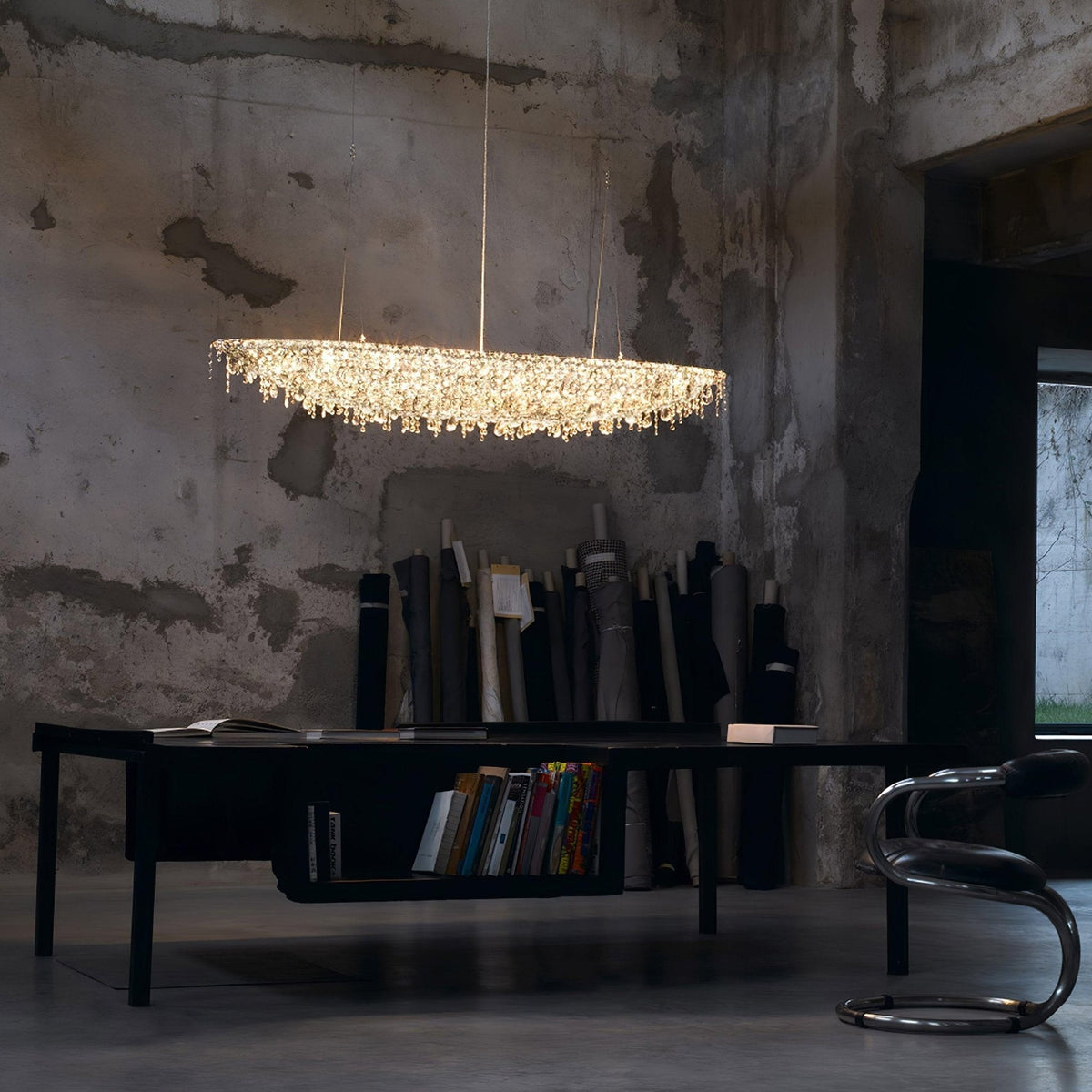 Zyrs kristal hanglamp