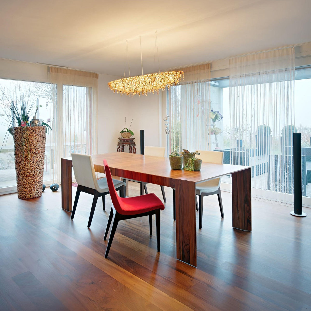 Zyrs kristal hanglamp