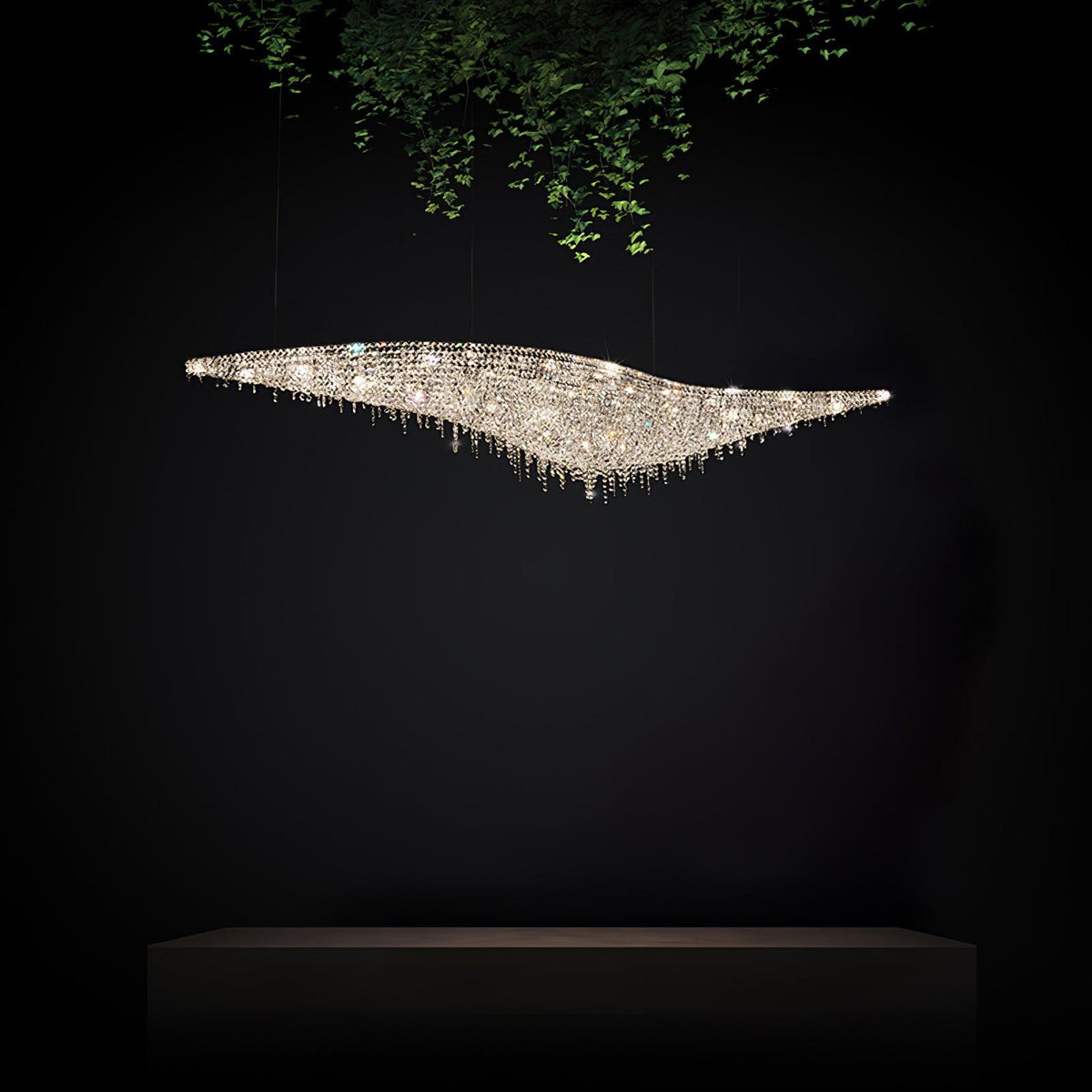 Zyrs kristal hanglamp