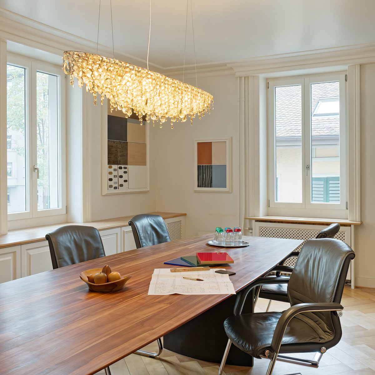 Zyrs kristal hanglamp