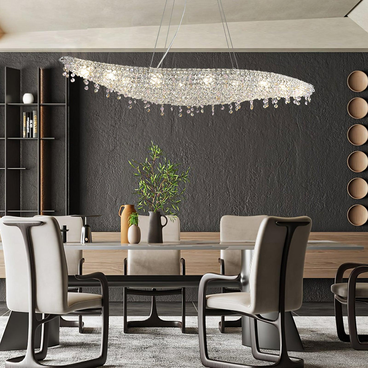 Zyrs kristal hanglamp